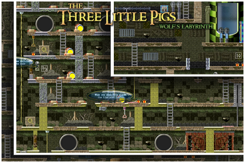 Screenshot Three Little Pigs: Wolf's Labyrinth Screenshot Three Little Pigs: Wolf's Labyrinth